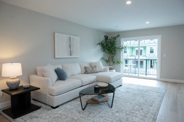 Boulder Way Living Room in a 3BR Unit